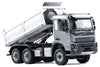 Double Eagle Volvo FMX 1/14 Scale Silver Metal Hydraulic 6x6 Dump Truck - RTR EE115-003S