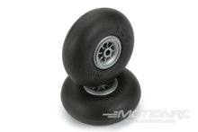 Load image into Gallery viewer, Du-Bro 69.8mm (2.75&quot;) x 23mm Low Bounce Smooth PVC Wheels for 4mm Axle (2 Pack) DUB275R
