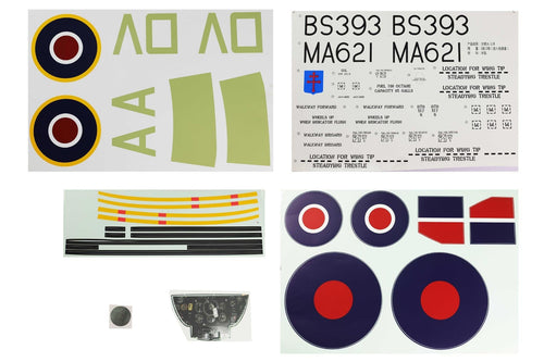 FlightLine 1600mm Spitfire Decal Set FLW303107