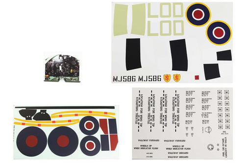 FlightLine Spitfire Decal Sheet FLW20307