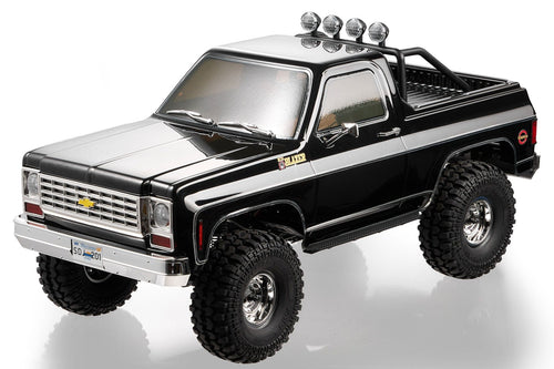 FMS FCX10 Chevy K5 Blazer Black 1/10 Scale 4WD Crawler - RTR