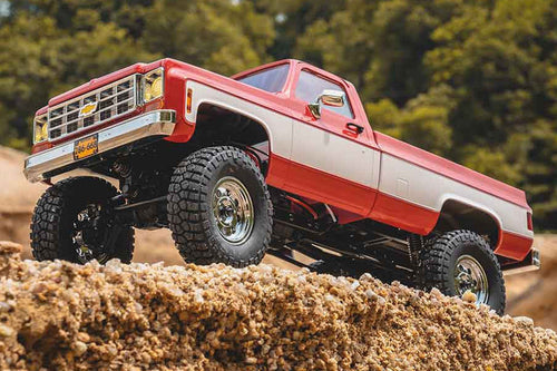 FMS FCX18 Chevy K10 Red 1/18 Scale 4WD Crawler - RTR FMS11851RTRRD