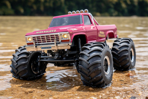 FMS FCX24 Smasher V2 Red 1/24 Scale 4WD Monster Truck - RTR FMS12402RTRRD