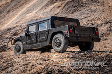 Load image into Gallery viewer, FMS Hummer H1 Black 1/12 Scale 4WD Truck - RTR FMS11261RTRBK

