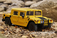 Load image into Gallery viewer, FMS Hummer H1 Yellow 1/12 Scale 4WD Truck - RTR FMS11261RTRYL
