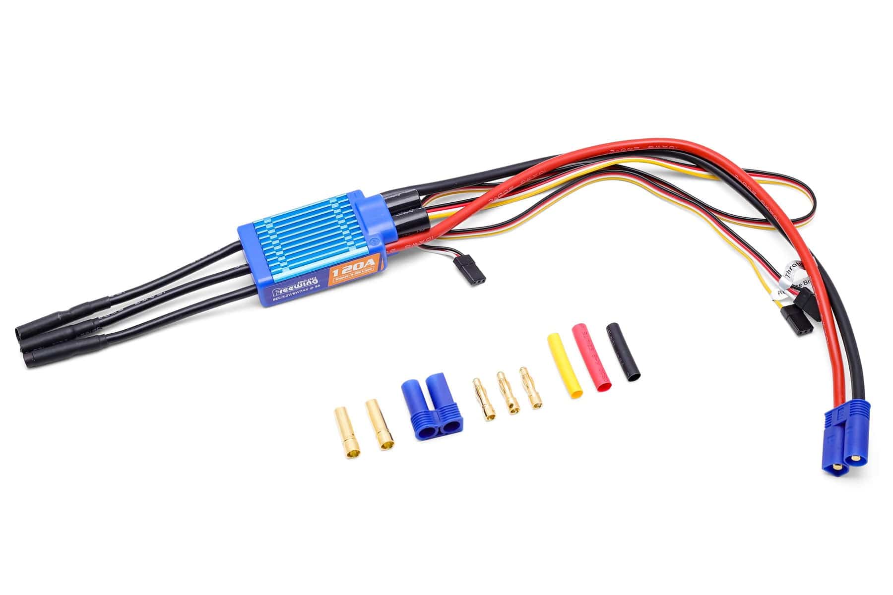 Freewing 120A ESC with 8A BEC and Reverse Thrust Function - 90mm F-16 012D002012