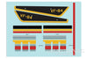 Freewing 64mm EDF F-14 Tomcat Water Slide Decal Set B FJ1141107B