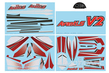 Load image into Gallery viewer, Freewing 80mm EDF Avanti S V2 Decal Sheet FJ2123507
