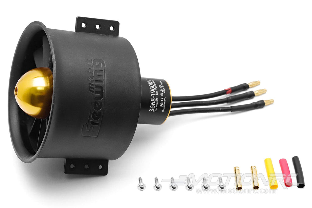 Freewing 90mm 12-Blade EDF 6S Power System w/ 3668-1960Kv Inrunner Motor E72216