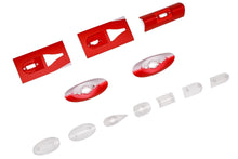Load image into Gallery viewer, Freewing 90mm EDF Ares 3D LED Light Cover Set - Red FJ323110911
