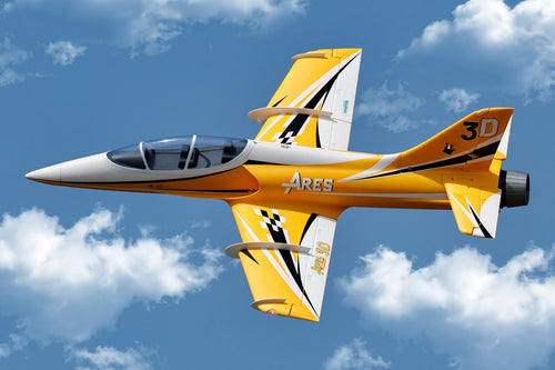 Freewing Ares 3D Yellow Ultra Performance 8S 90mm EDF Jet - PNP FJ32322P