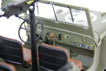 Load image into Gallery viewer, Heng Guan US Military Green 1/14 Scale Jeep - RTR HGN-HG458GREEN
