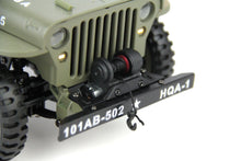 Load image into Gallery viewer, Heng Guan US Military Green 1/14 Scale Jeep - RTR HGN-HG458GREEN
