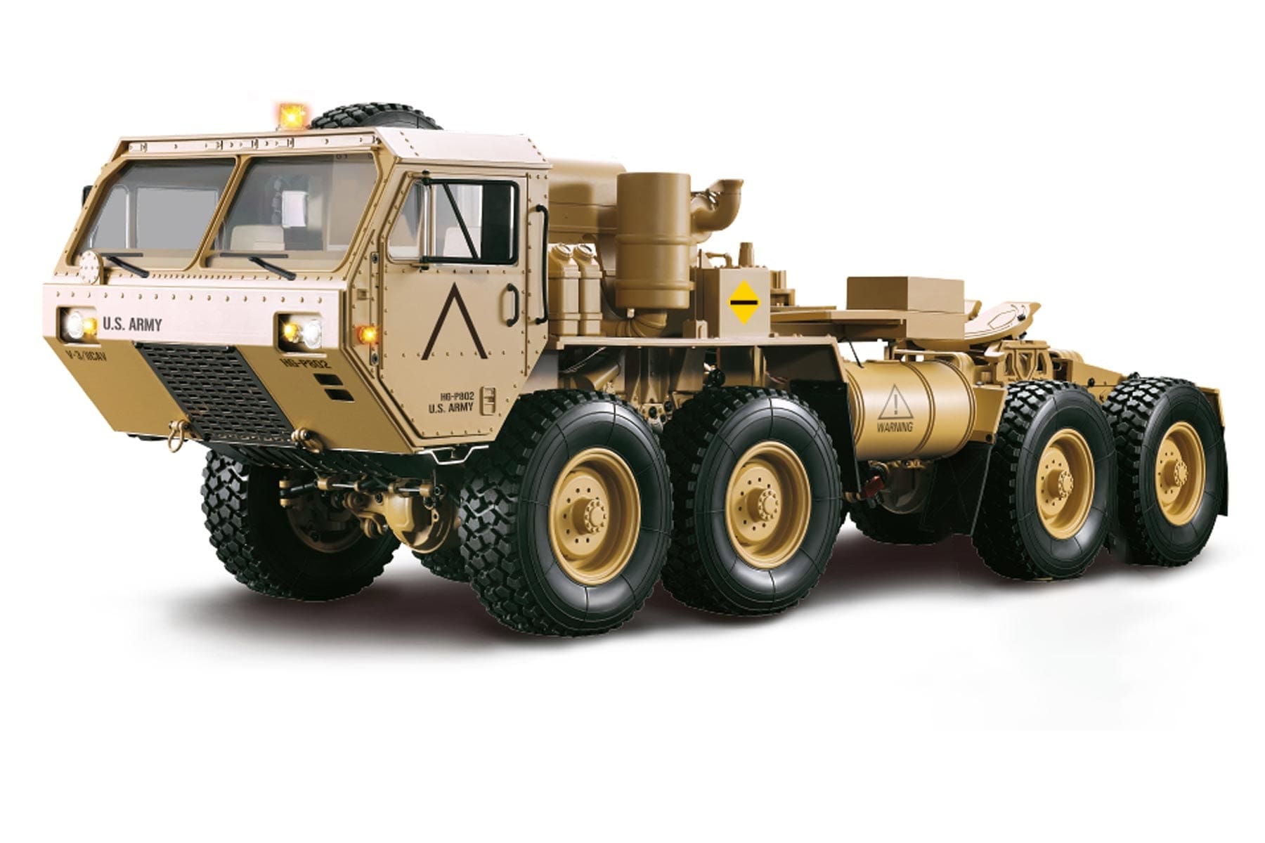 Heng Guan US Military HEMTT Tan 1/12 Scale 8x8 Heavy Tactical Truck - RTR - (OPEN BOX) HGN-P802PRO