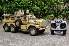 Load image into Gallery viewer, Heng Guan US Military MRAP Tan 1/12 Scale 6x6 Armored Tactical Vehicle - RTR - (OPEN BOX) HGN-P602PRO(OB)
