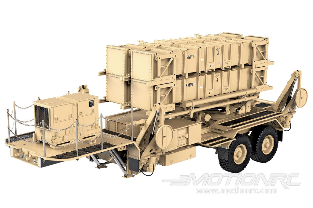 Heng Guan US Military Tan 1/12 Scale Missile Launcher Trailer - KIT HGN-P805TAN