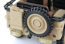 Load image into Gallery viewer, Heng Guan US Military Tan 1/14 Scale Jeep - RTR HGN-HG458TAN
