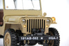 Heng Guan US Military Tan 1/14 Scale Jeep - RTR HGN-HG458TAN