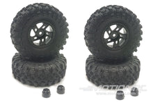 Load image into Gallery viewer, Hobby Plus 1/18 Scale 1.2&quot; Mudder XL Tire/Wheel Set (4) HBP240370
