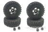 Hobby Plus 1/18 Scale 1.2" Mudder XL Tire/Wheel Set (4) HBP240370