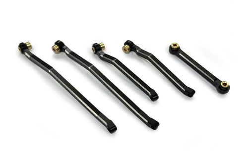 Hobby Plus 1/18 Scale Black Aluminum High Clearance Link Set HBP240323