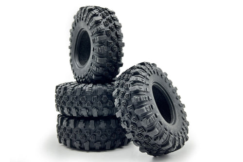 Hobby Plus 1/18 Scale Comp Spec Extra Soft Crawler Tires with Inserts (4) HBP240371