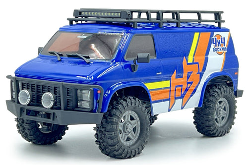 Hobby Plus CR18P EVO 2 Blue Rock Van 1/18 Scale 4WD Mini Crawler - RTR HBP1810503-BL