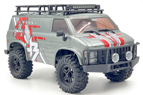 Hobby Plus CR18P EVO 2 Grey Rock Van 1/18 Scale 4WD Mini Crawler - RTR HBP1810503-GY