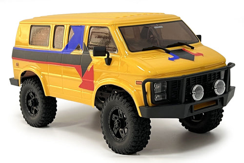 Hobby Plus CR18P EVO Yellow Rock Van 1/18 Scale 4WD Mini Crawler - RTR HBP1810302