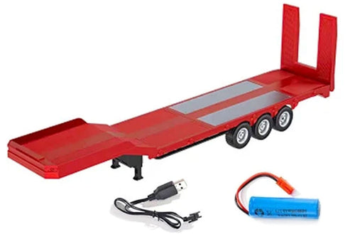 Huina 1/18 Scale Red Platform Semi Trailer - RTR HUA1502