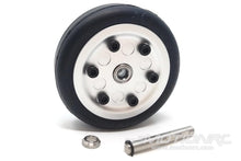Load image into Gallery viewer, JP Hobby 50mm (1.96&quot;) x 16mm Rubber Wheel for 4mm Axle JPH5016-101
