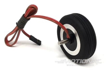 Load image into Gallery viewer, JP Hobby Electric Brakes with 45mm (1.77&quot;) x 14mm Rubber Wheels for 3mm Axles JPH6001-100
