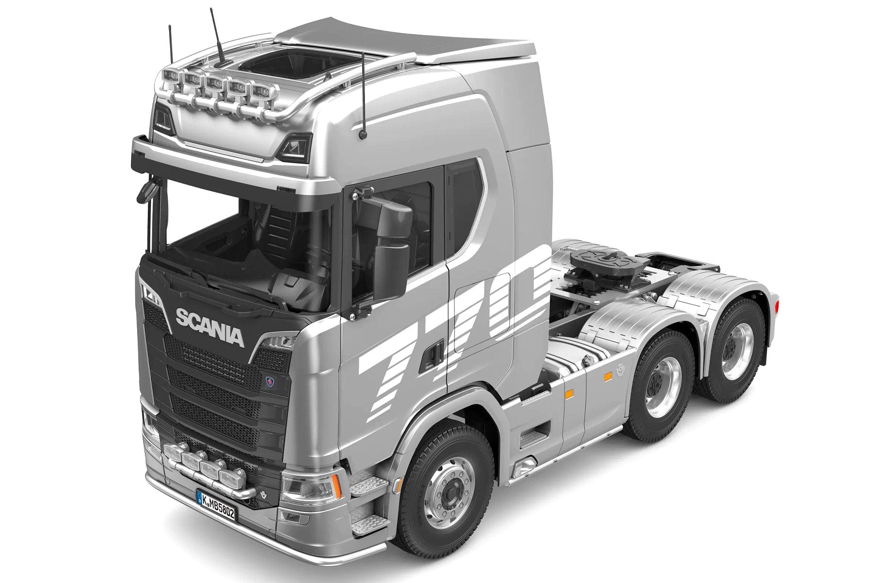 Kabolite K770S Silver Scania 770S 1/14 Scale 6x6 Tractor - RTR KBLK770S-002