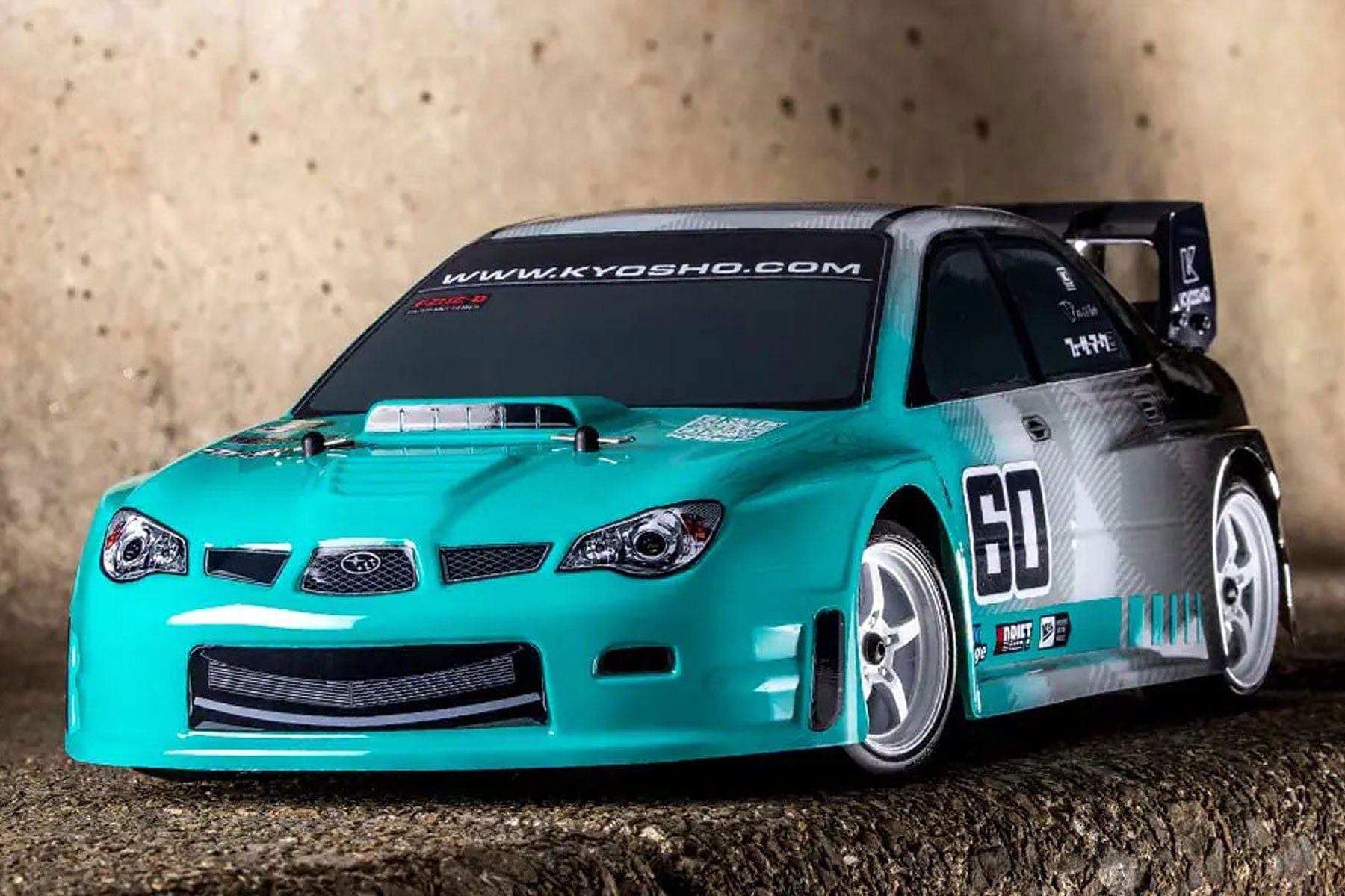 Kyosho Fazer Mk2 FZ02-D Turquoise 2006 Subaru Impreza 1/10 Scale 4WD Drift Car - RTR KYO34473T1