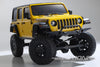 Kyosho Mini-Z 4x4 Jeep Wrangler Unlimited Rubicon Yellow 1/27 Scale 4WD Truck - RTR - (OPEN BOX) KYO32521Y(OB)