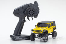 Load image into Gallery viewer, Kyosho Mini-Z 4x4 Jeep Wrangler Unlimited Rubicon Yellow 1/27 Scale 4WD Truck - RTR - (OPEN BOX) KYO32521Y(OB)
