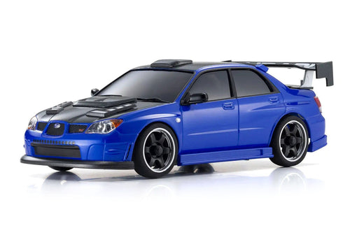 Kyosho Mini-Z Blue Subaru Impreza with Aero Kit and CFRP Hood MA-020 1/27 Scale AWD Car - RTR KYO32653BL