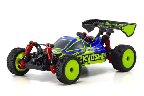 Kyosho Mini-Z Blue/Yellow Inferno MP9 1/27 Scale 4WD Buggy - RTR KYO32093BLY