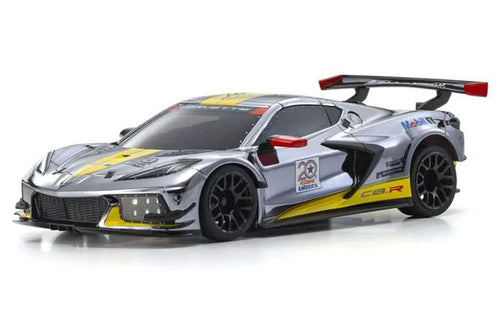 Kyosho Mini-Z Chrome/Yellow Chevy Corvette C8.R MR-04 1/27 Scale RWD Car - RTR KYO32356CRY