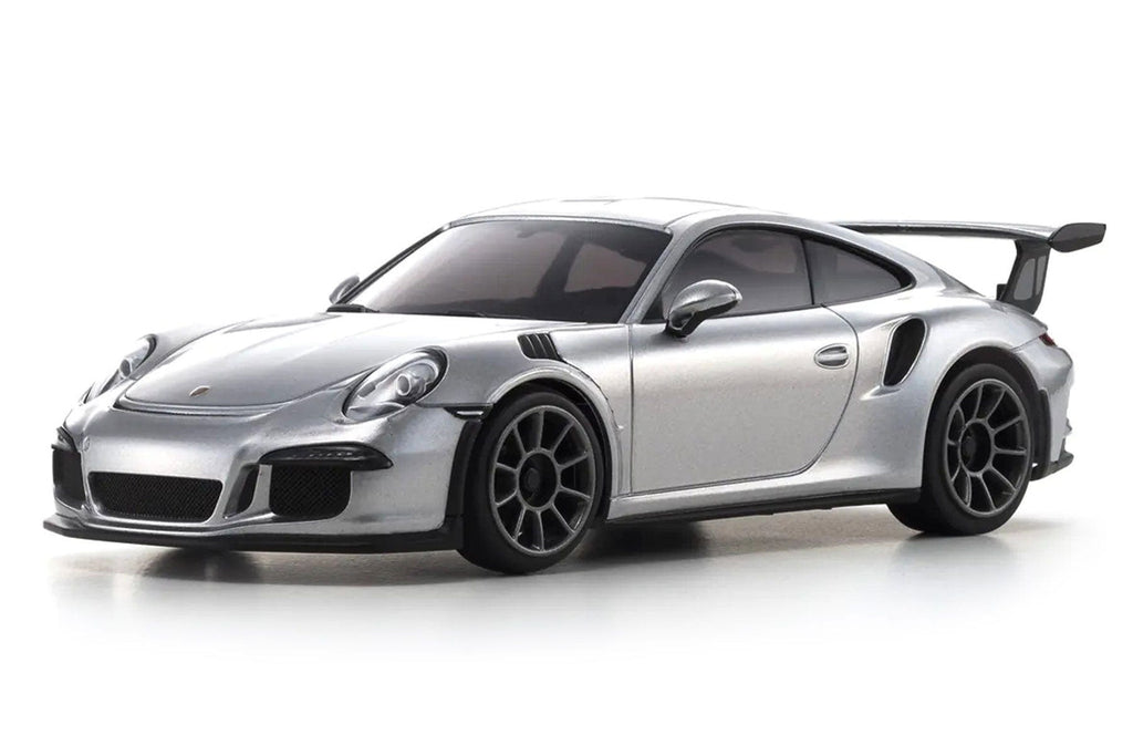 Kyosho Mini-Z Metallic Silver Porsche 911 GT3 RS MR-04 1/27 Scale RWD Car - RTR KYO32358S