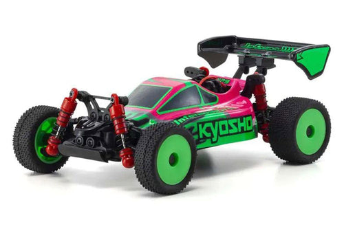 Kyosho Mini-Z Pink/Green Inferno MP9 1/27 Scale 4WD Buggy - RTR KYO32093PGR