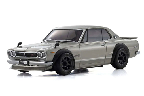 Kyosho Mini-Z Silver Skyline 2000GT-R (KPGC10) MR-04 1/27 Scale RWD Car - RTR KYO32359S