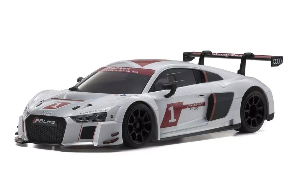 Kyosho Mini-Z White Audi R8 LMS 2015 MR-04 1/27 Scale RWD Car - RTR KYO32357AS