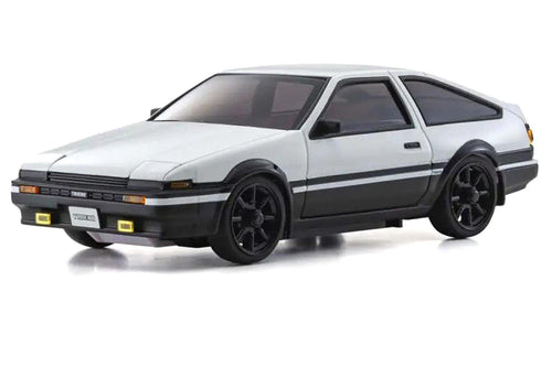 Kyosho Mini-Z White Toyota Sprinter Trueno AE86 1/27 Scale AWD Car - RTR KYO32635WBK