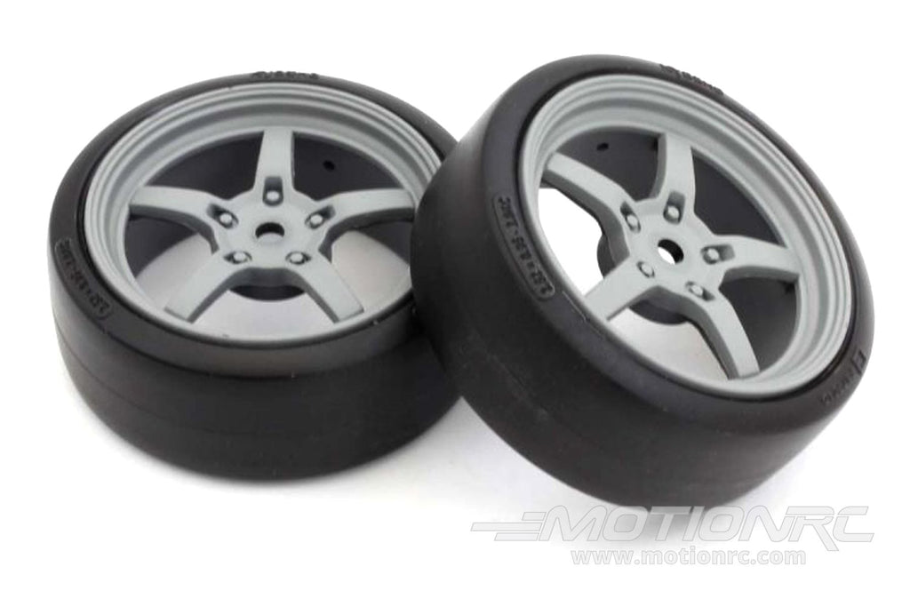 Kyosho Pre-Mounted Drift Tire FZ02 5-Spoke Racing (2) KYOFATH705GYD