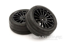 Load image into Gallery viewer, Kyosho Premounted Tire FZ02 15-Spoke - Black (2) KYOFATH702BKM
