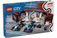 Load image into Gallery viewer, LEGO City F1® Garage &amp; Mercedes-AMG &amp; Alpine Cars 60444
