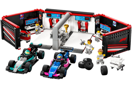 LEGO City F1® Garage & Mercedes-AMG & Alpine Cars 60444