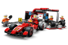 Load image into Gallery viewer, LEGO City F1® Pit Stop &amp; Pit Crew with Ferrari Car 60443
