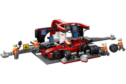 LEGO City F1® Pit Stop & Pit Crew with Ferrari Car 60443